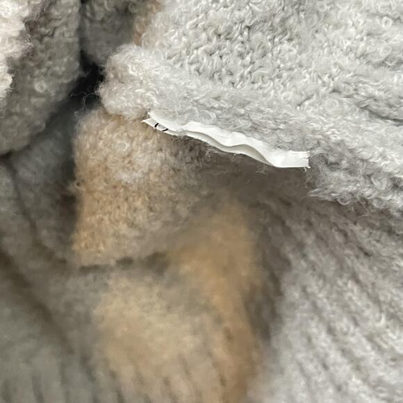 Lillusory Sweater Womens Small Boucle Knit Pullover Cozy Crewneck Ribbed Trim - Picture 7 of 10